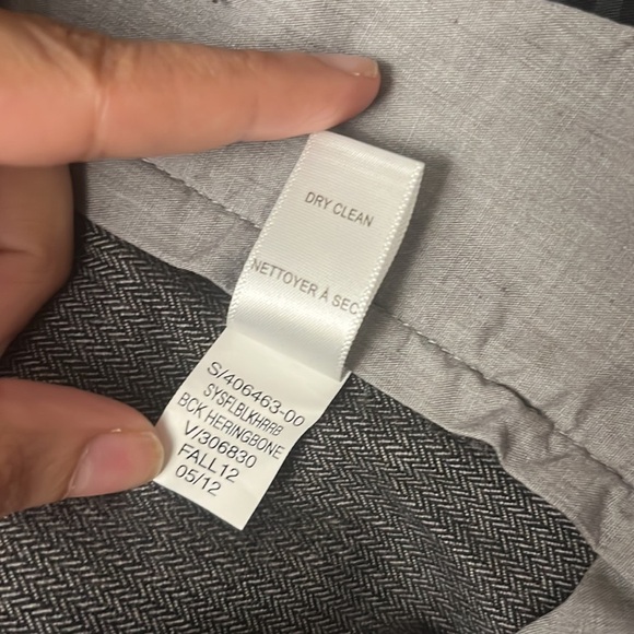 Banana Republic The Slone Fit Stretch Herringbone Trousers - Picture 9 of 9